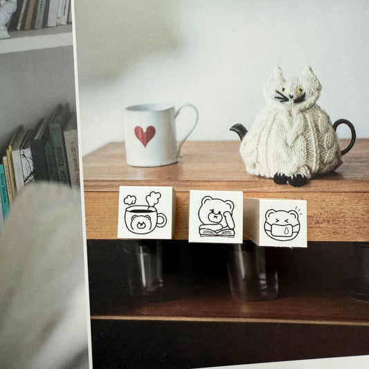 Tomoshop Rubber Stamp Design / 3 Designs