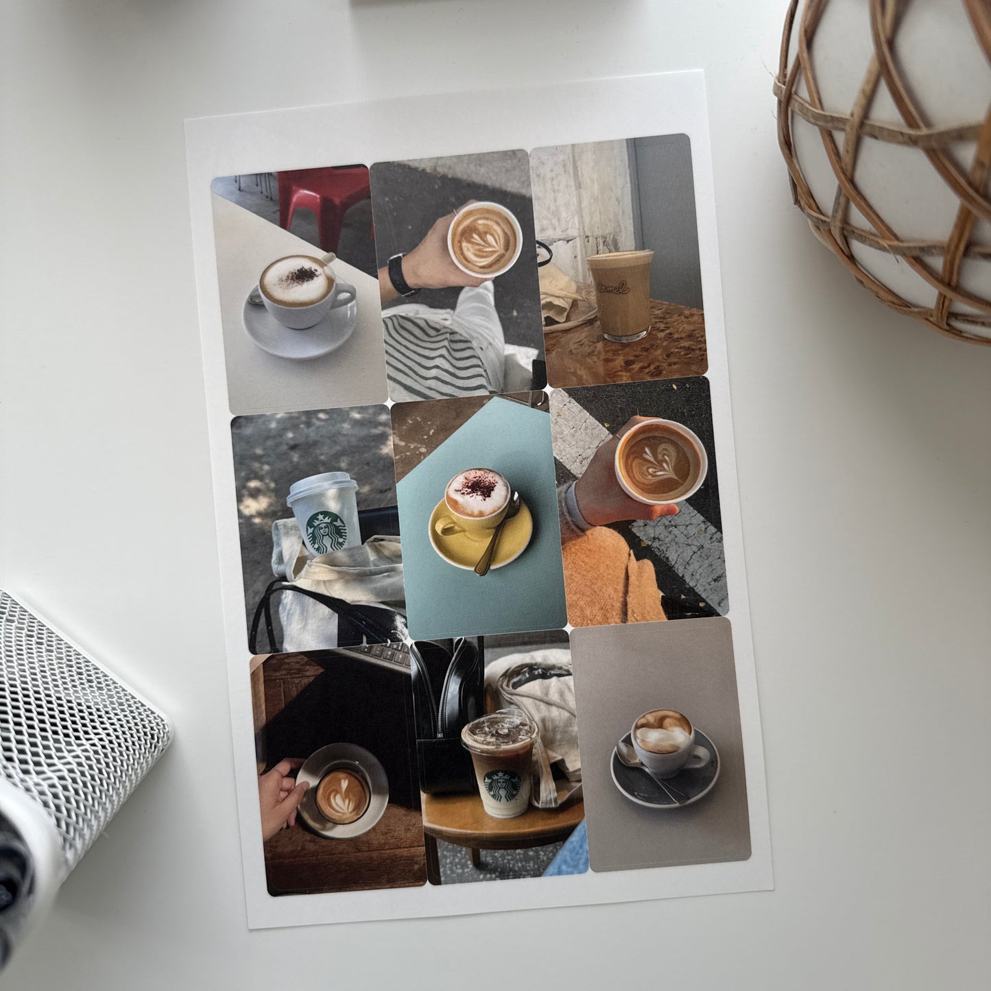 Kmmile Large Coffee Sticker Sheet (3)