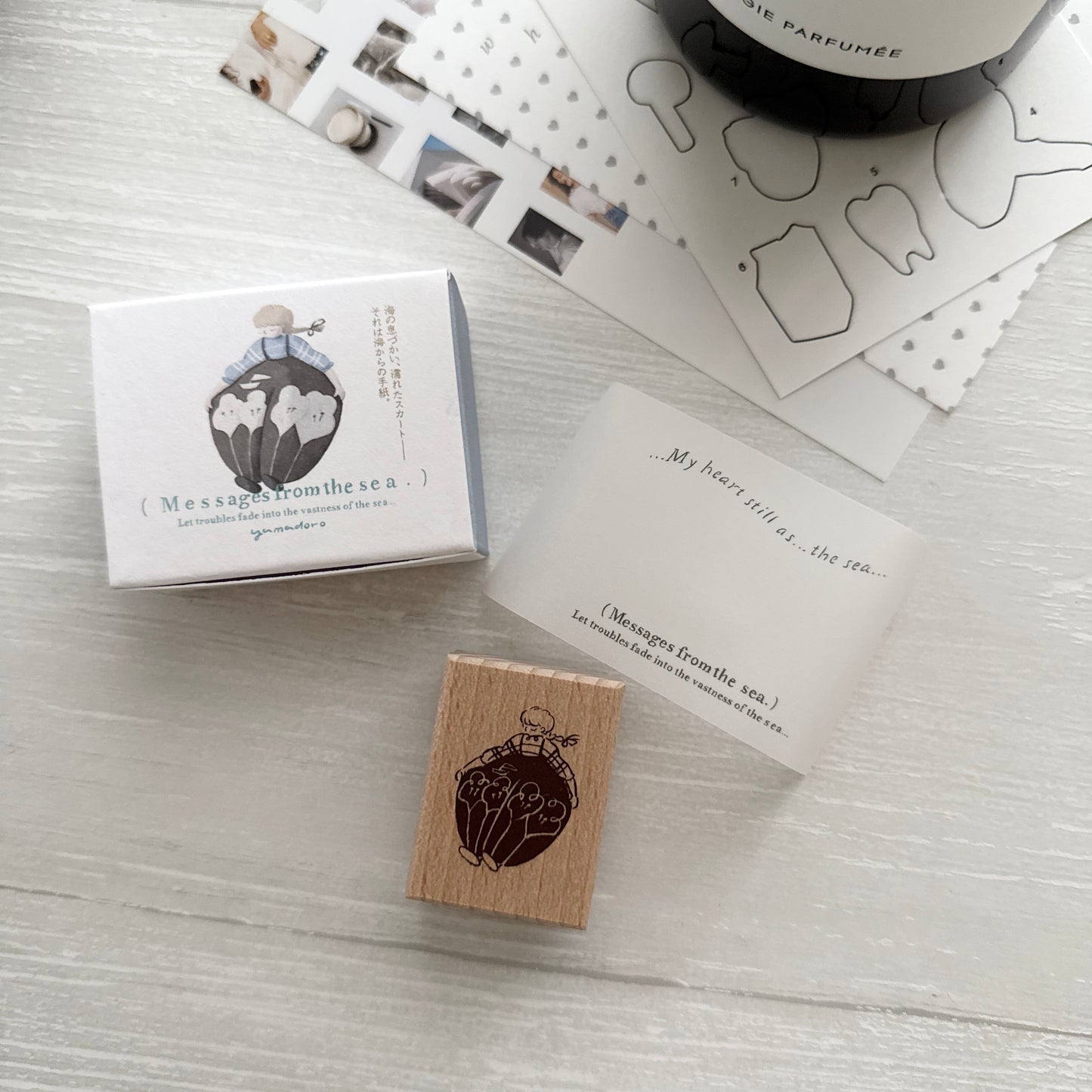 Yamadoro Messages from the Sea Collection Rubber Stamp