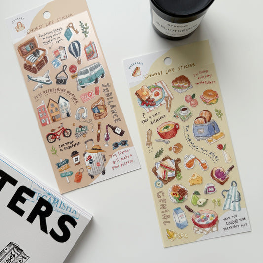 MIND WAVE Choosy Life Sticker / 2 Designs