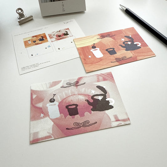 Bighands Moment Series Message Card / Coffee Day