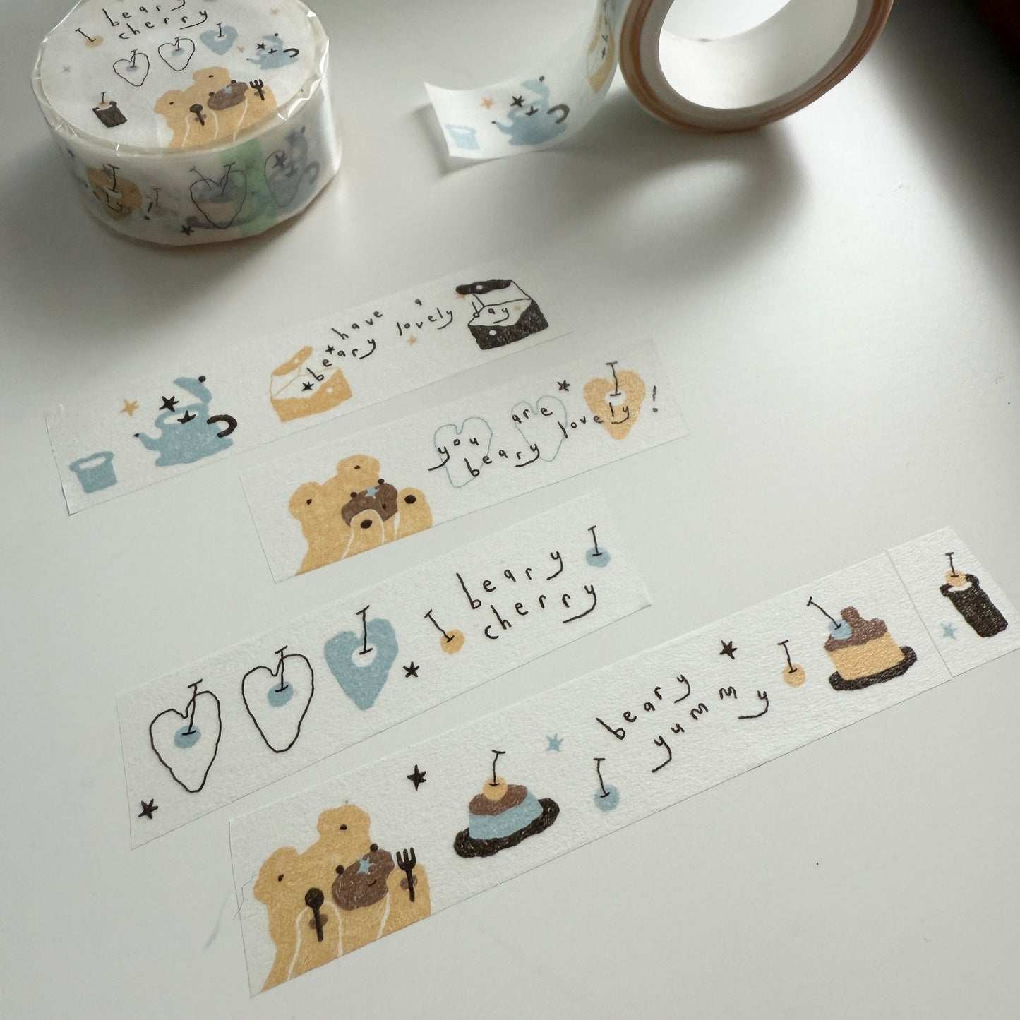 Bighands Beary Cherry Masking Tape