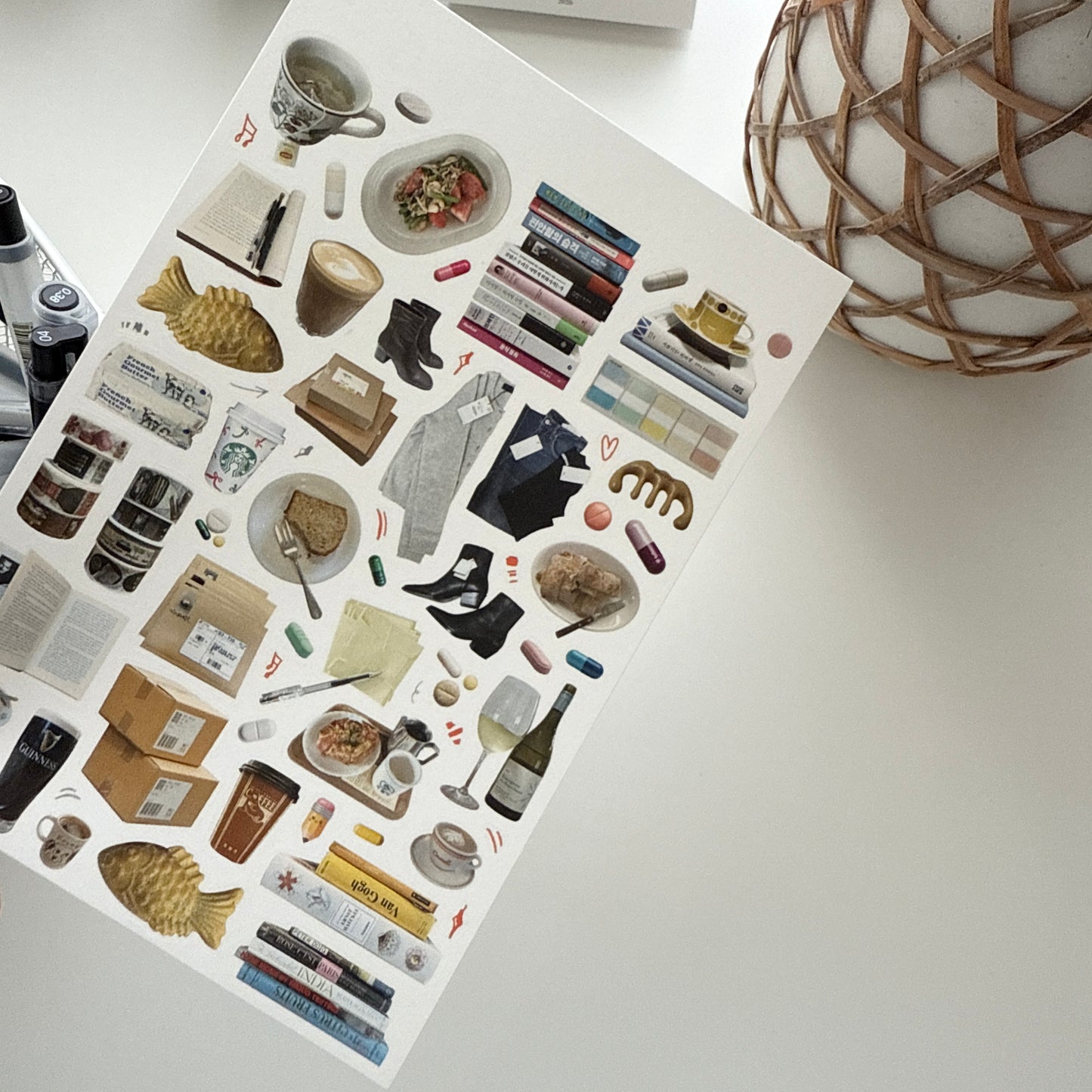 Kmmile Daily Object Sticker (2)
