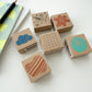 Kodomo No Kao Pattern Rubber Stamps / 6 Designs