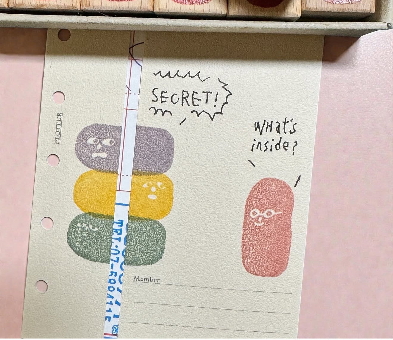 Matsukawasanmiya Mr. Potato Rubber Stamp Set