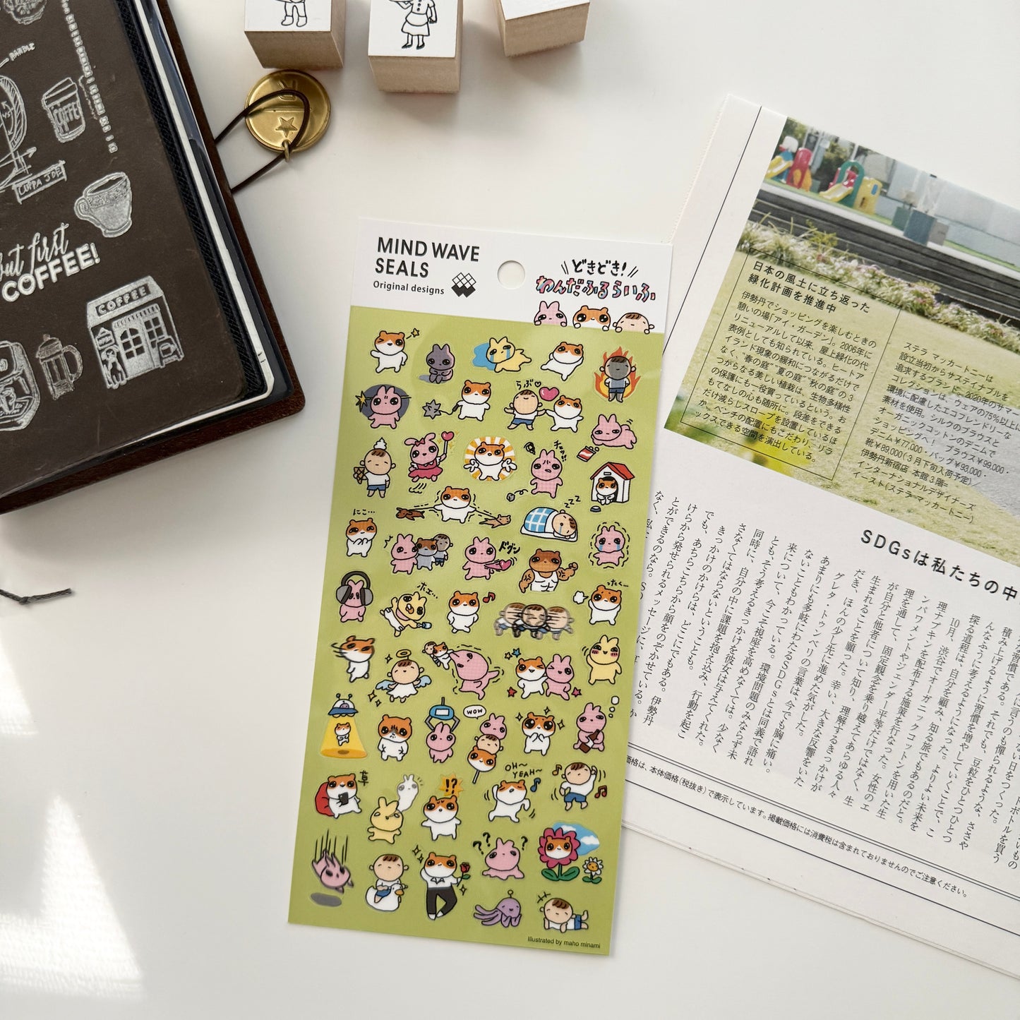 MIND WAVE DokiDoki Wanderful Life Sticker Sheet