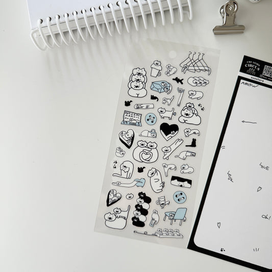 Creators Circus Sticker Sheet / Susstore & The little dogs