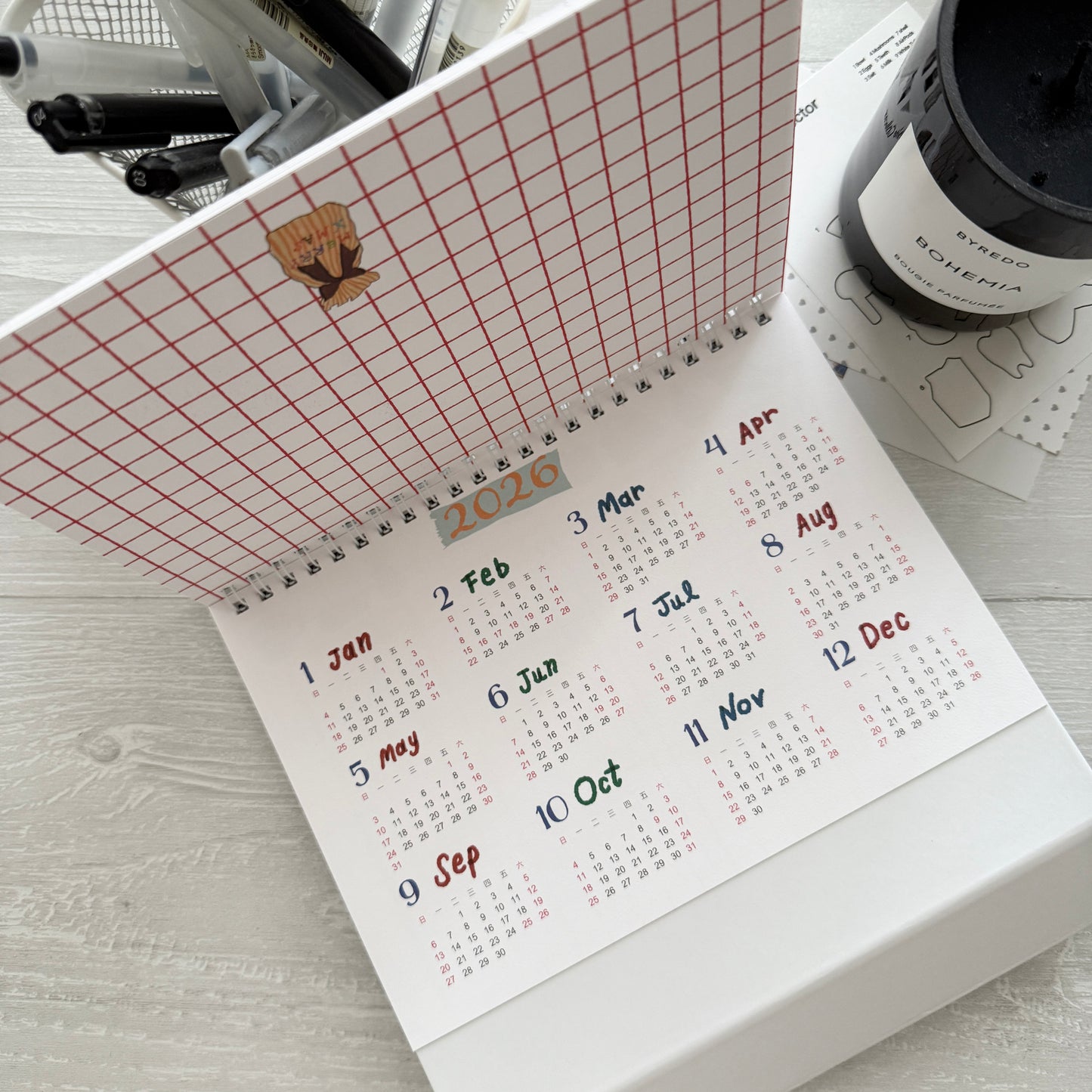 La Dolce Vita 2026 Desktop Calendar