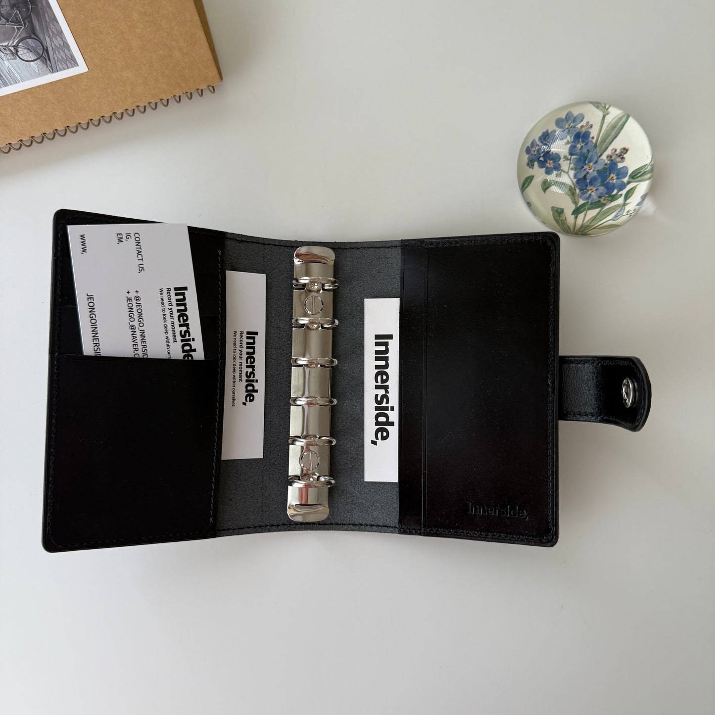 Jeongo Innerside A7 Pocket Size Classic Leather Diary