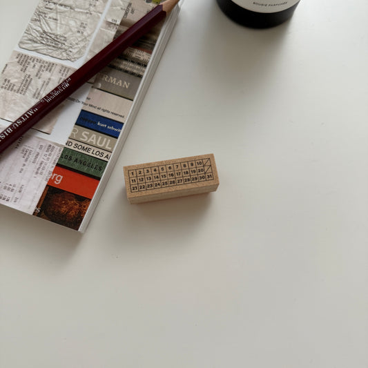 Stamp Marche Monthly Log Stamp