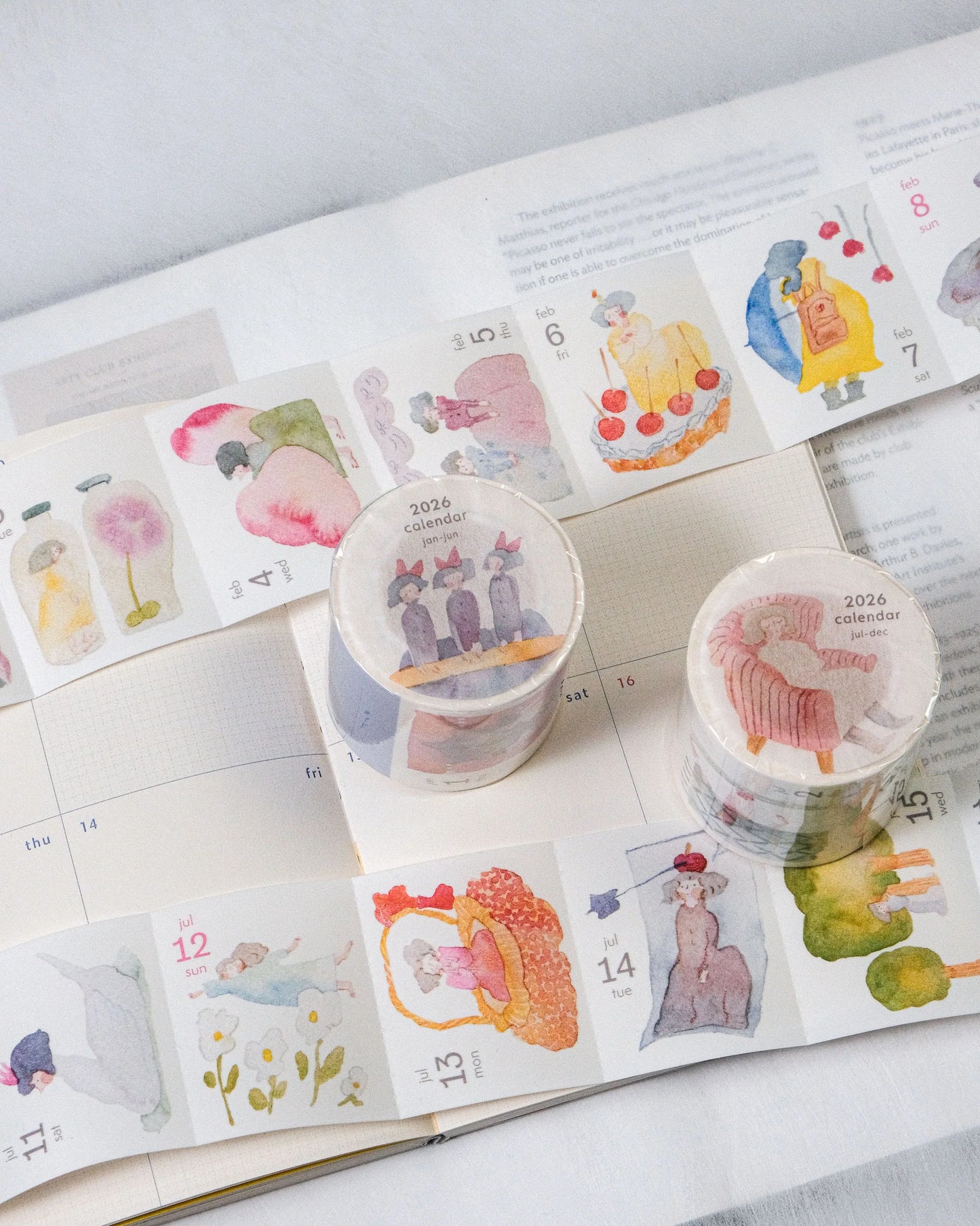 Dodolulu 2026 Washi Tape Calendar