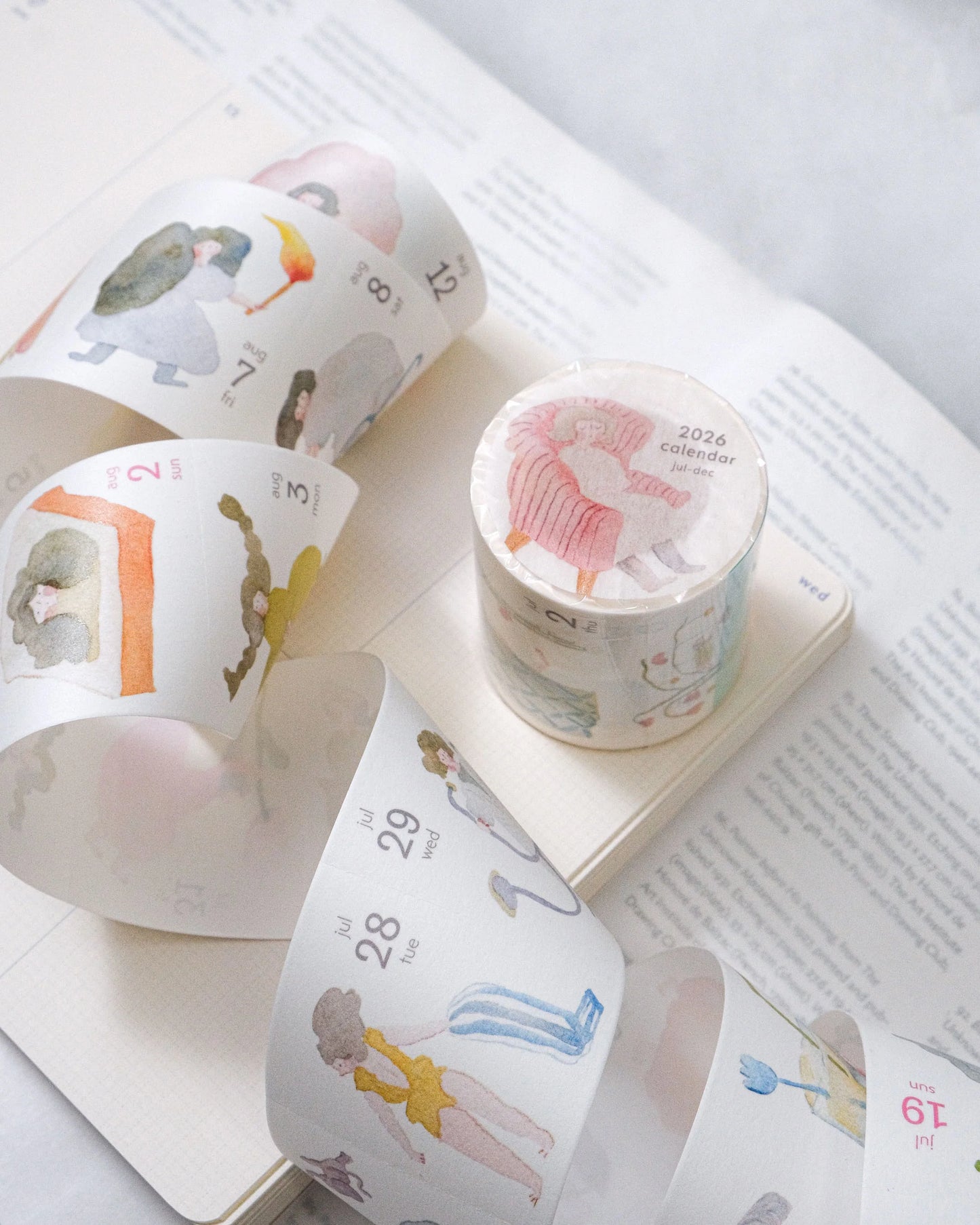 Dodolulu 2026 Washi Tape Calendar