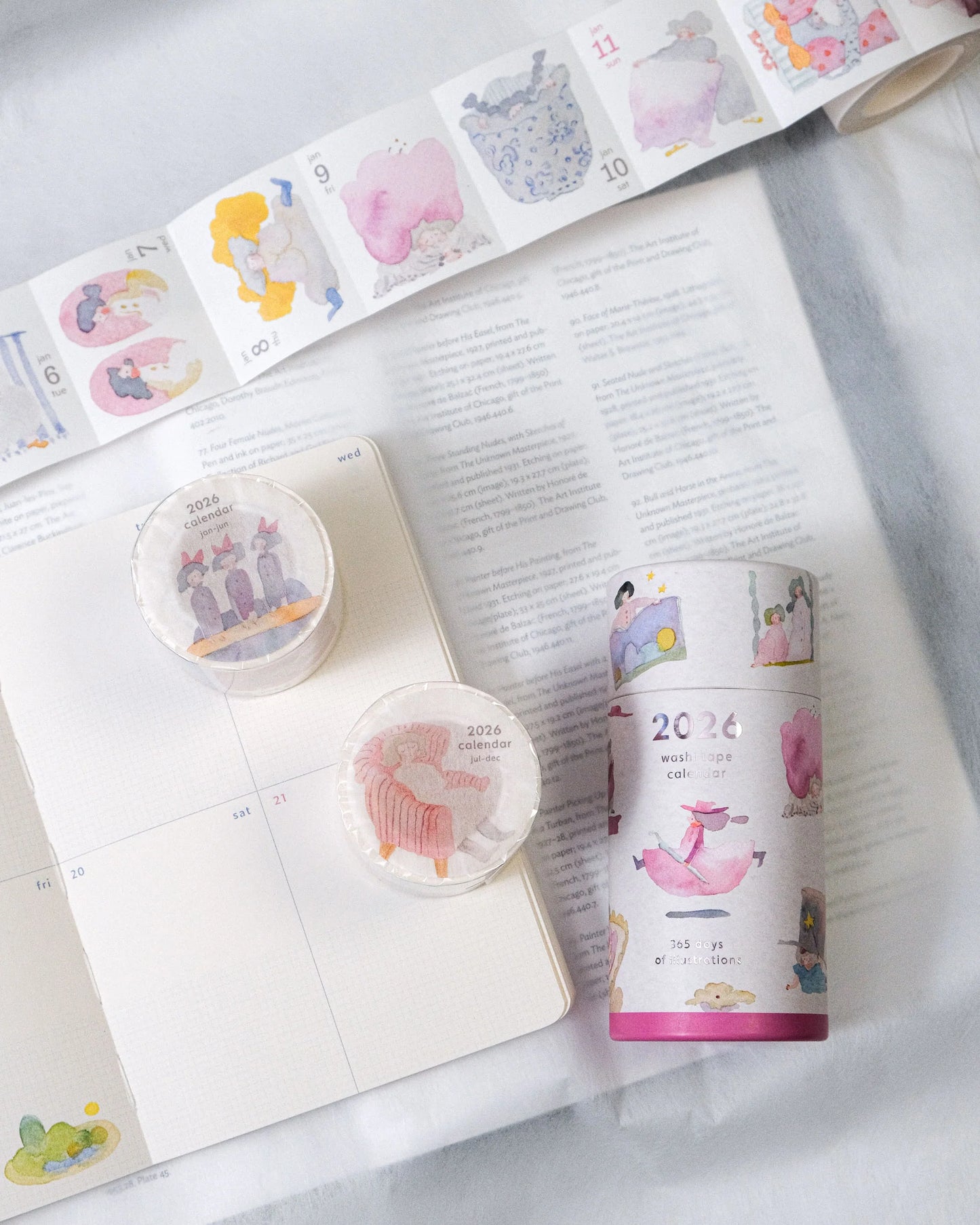 Dodolulu 2026 Washi Tape Calendar