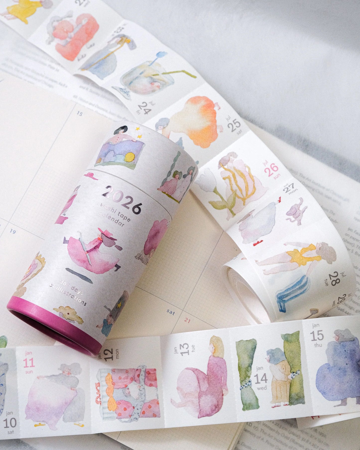 Dodolulu 2026 Washi Tape Calendar