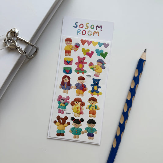 Sosom Room Date Day Sticker Sheet