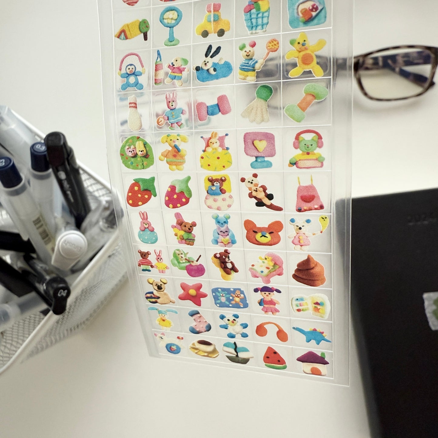 Sosom room Nemonemo Clear PET Sticker Sheet / February