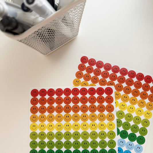 Mini Smile Faces Sticker Sheet