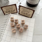 Yamadoro Good List Rubber Stamp Set