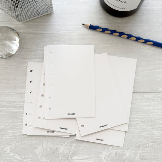 Jeongo Innerside A7 Pocket Ring Journal Refill / 4 Designs