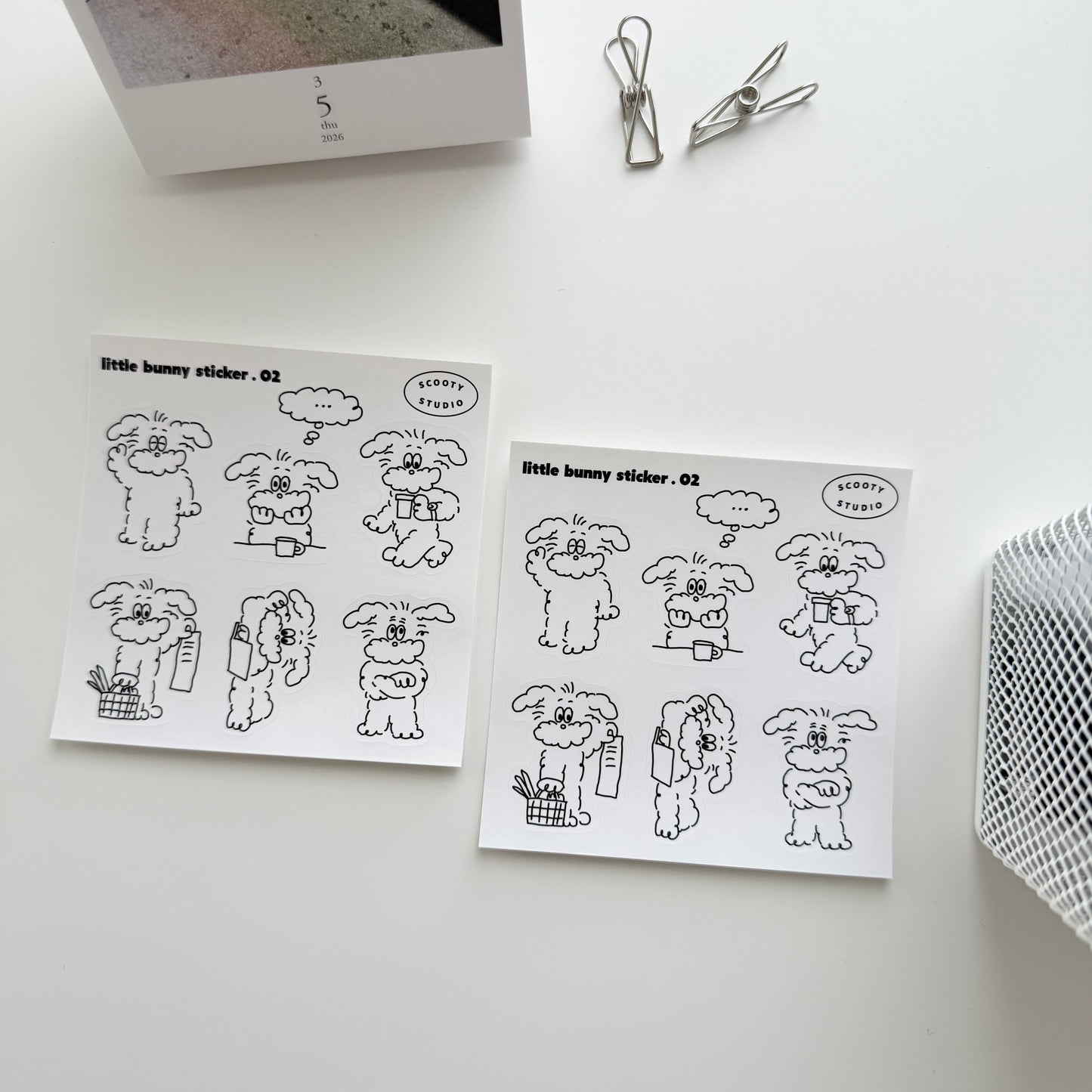 Scooty Studio Little Bunny Sticker 02
