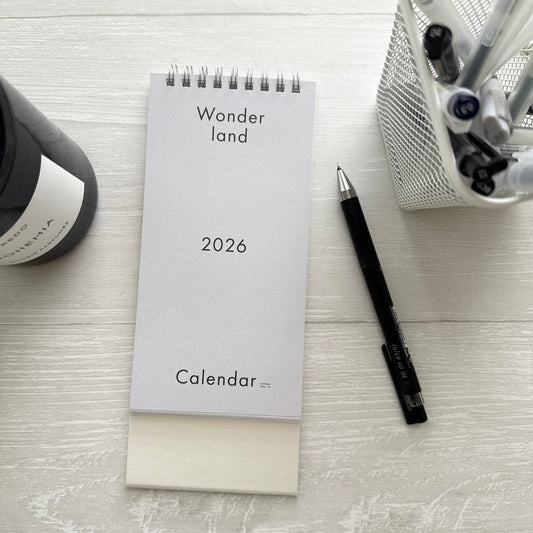 Analogue Keeper 2026 Wonderland Desktop Calendar