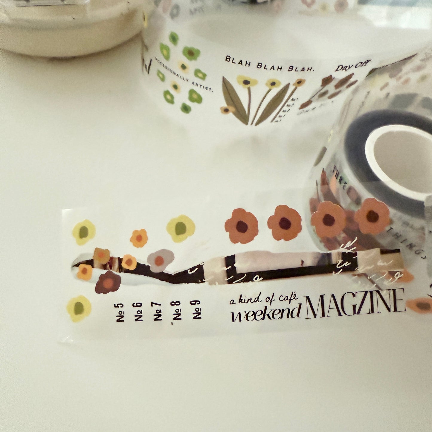 A kind of café NEW Weekend Magazine PET Tape | Revisit ver.