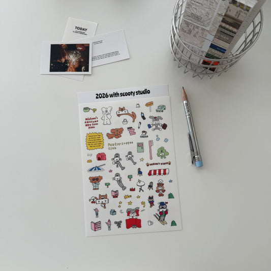 Scooty Studio 2026 Scooty Sticker