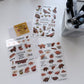 A Kind of Cafe Friends on My Balcony Transfer Sticker Pack