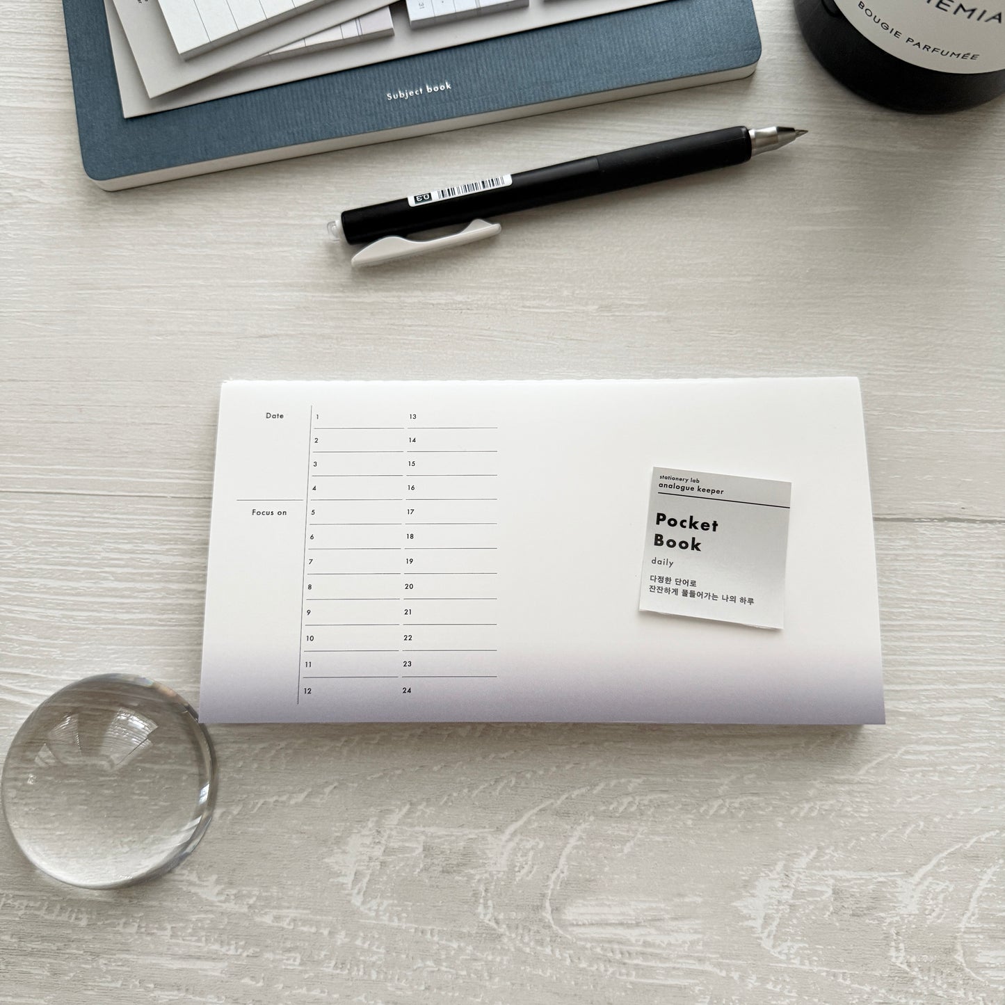 Analogue Keeper 2025 NEW Pocket Book / Daily & Weekly