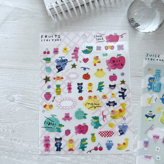 Cozyca Itoi Yuki Large Sticker Sheet / 2 Designs