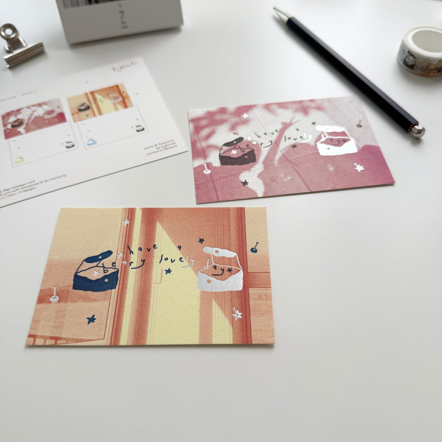 Bighands Moment Series Message Card Set / Lovely Day