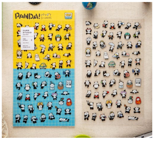 OURS PANDA! PANDA! Sticker Sheet