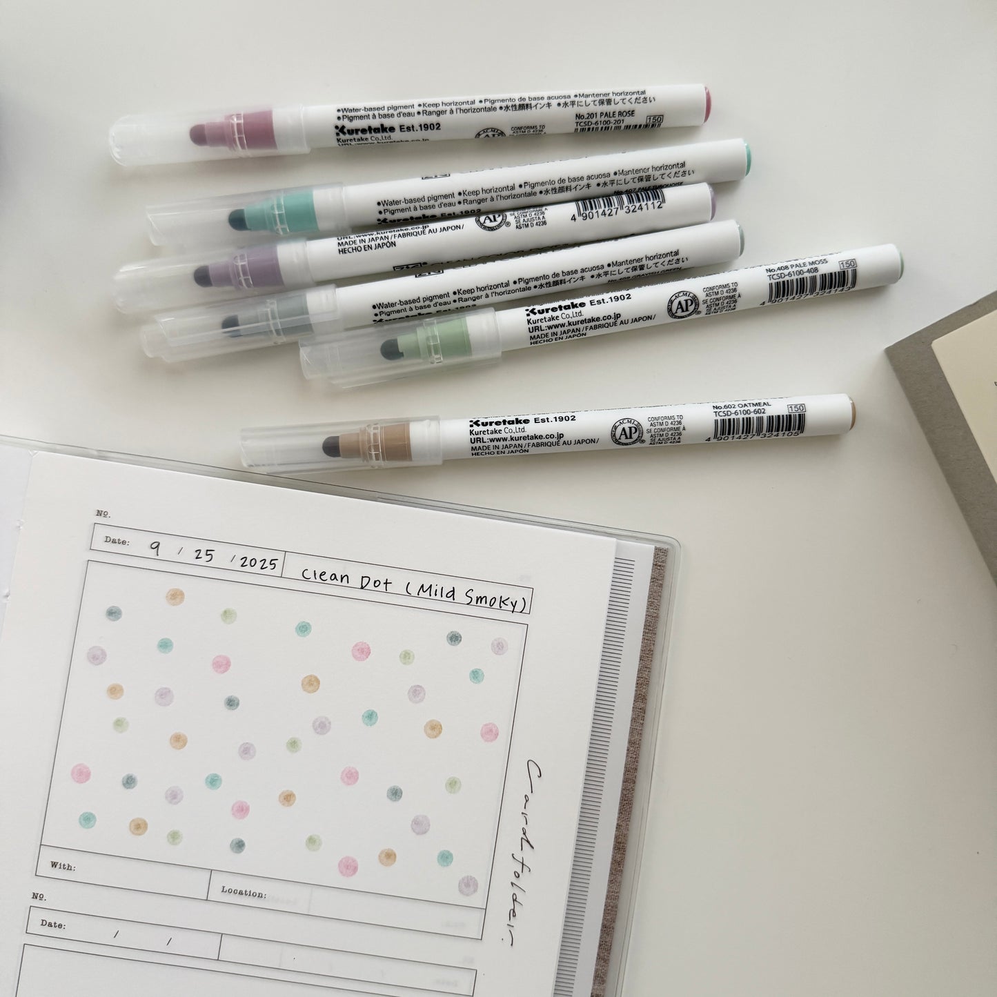 ZIG Clean Color Dot Single Tip Set / 3 Options