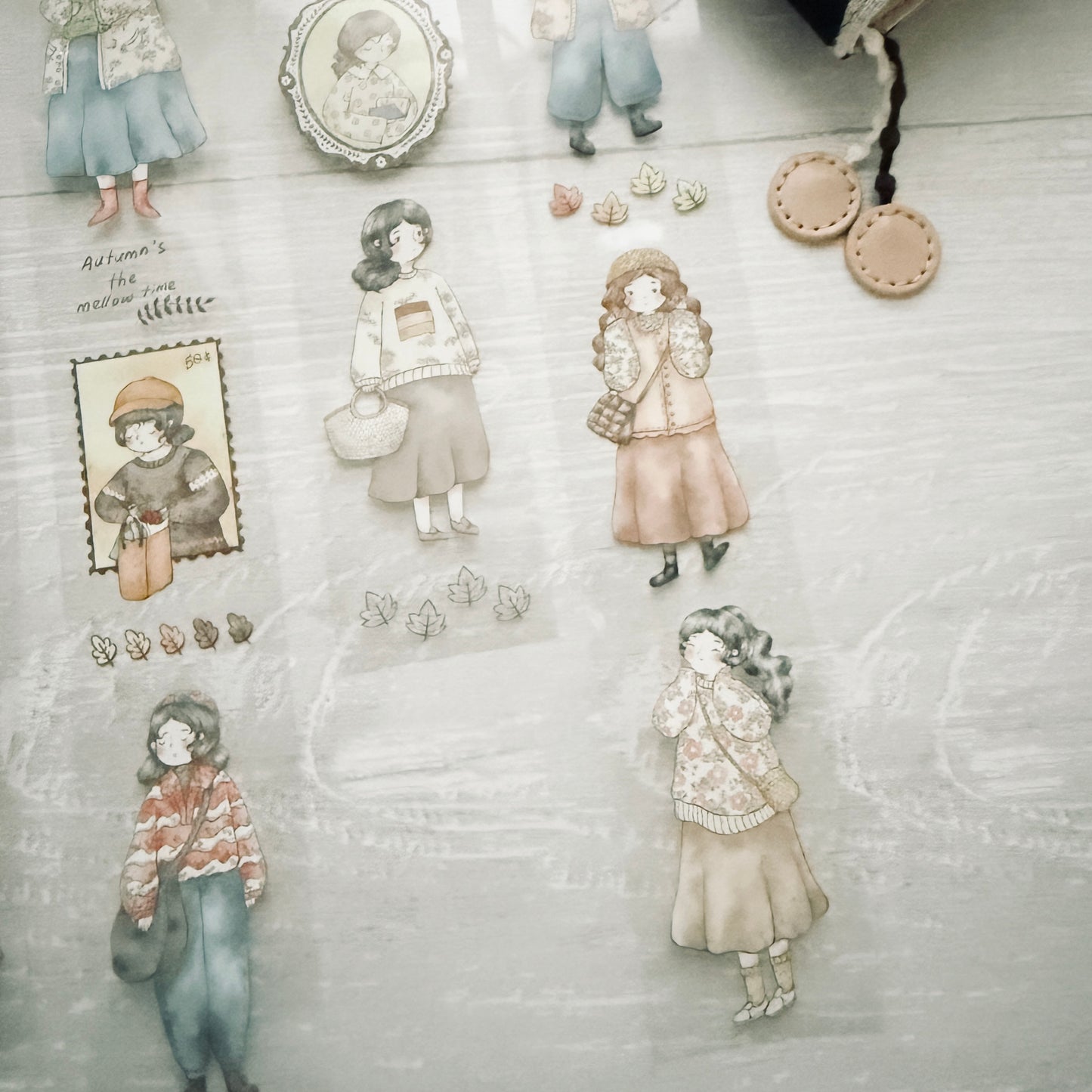 Sho Littlehappiness Autumn Girl PET Tape