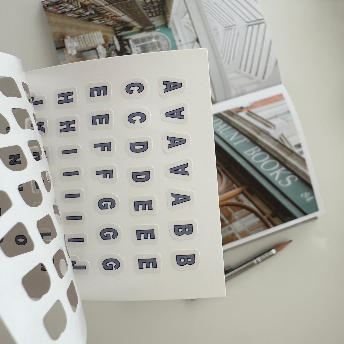 Organize a bit Alphabet Sticker Set / 4 Designs