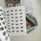 Organize a bit Alphabet Sticker Set / 4 Designs