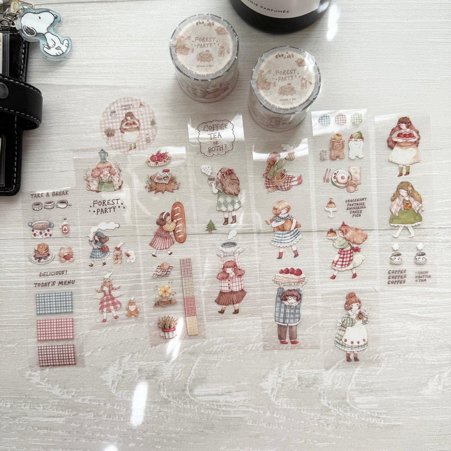 Sho LIttlehappiness Forest Party Kiss-cut Sticker Roll