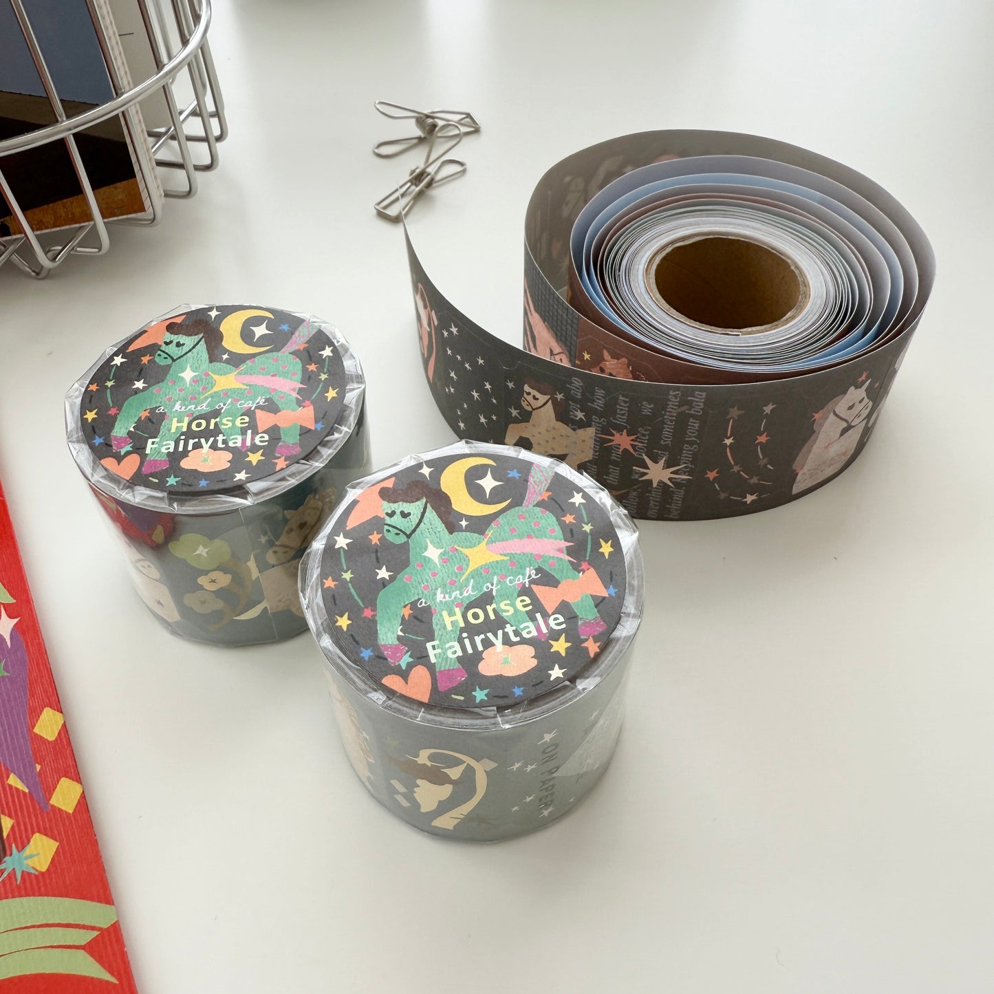 A Kind of Cafe Horse Fairytale Sticker Roll