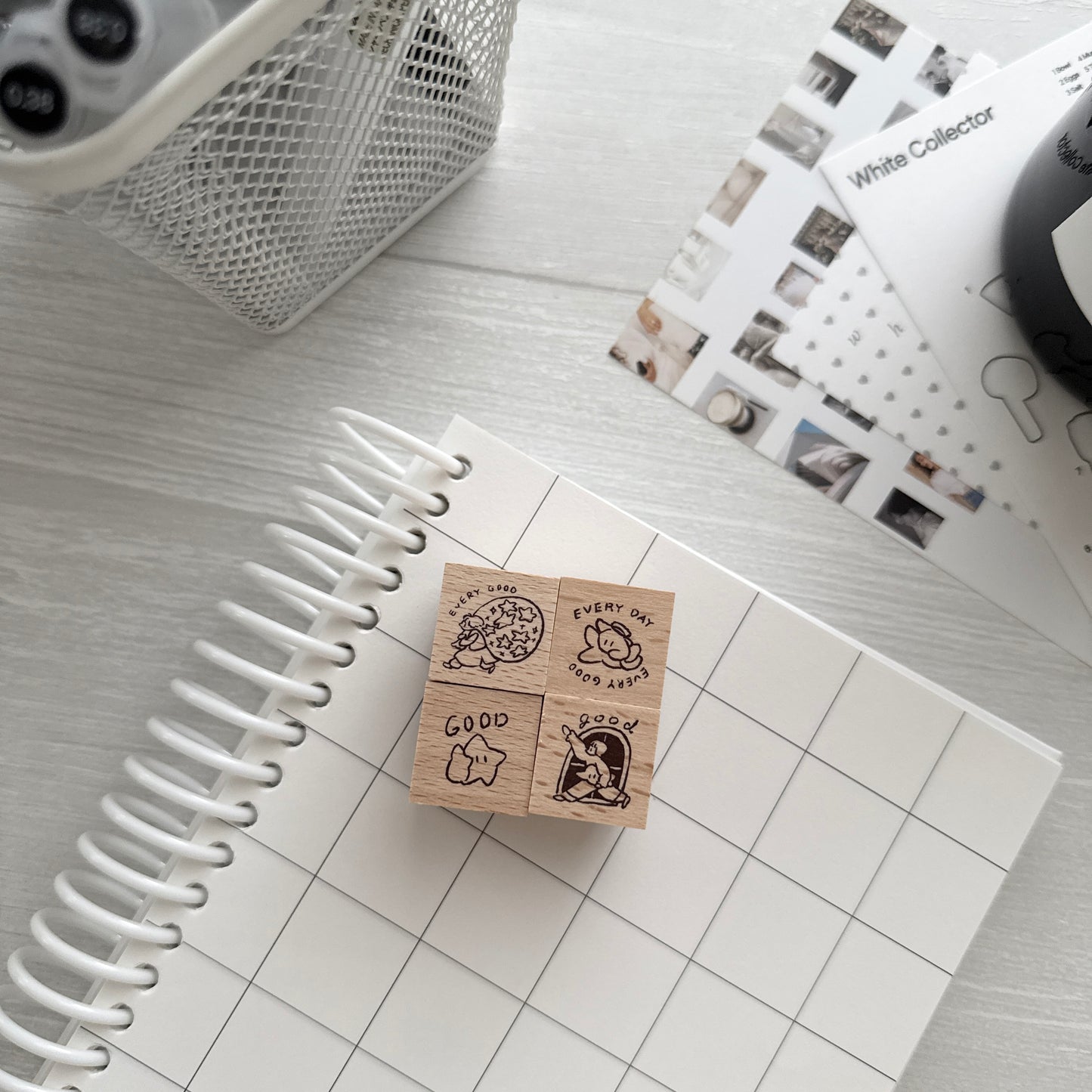 Yamadoro Good Star Rubber Stamp / 4 Designs