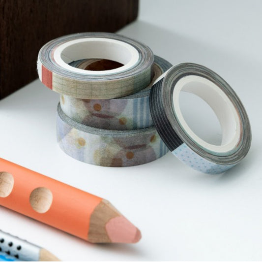 202hosil Piece Pattern Masking Tape Set
