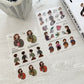 A Kind of Café Mademoiselle Transfer Sticker Pack