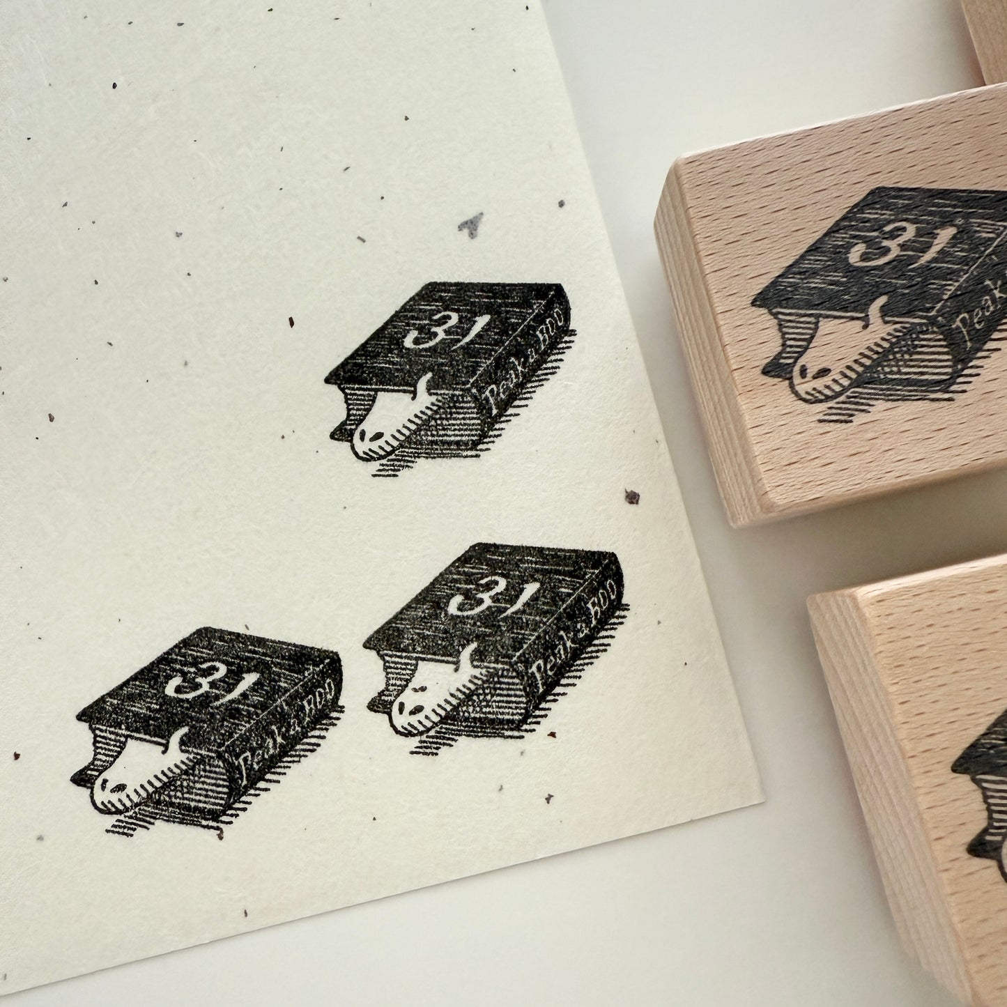 Yoko Kadokawa Peak a Boo Rubber Stamp