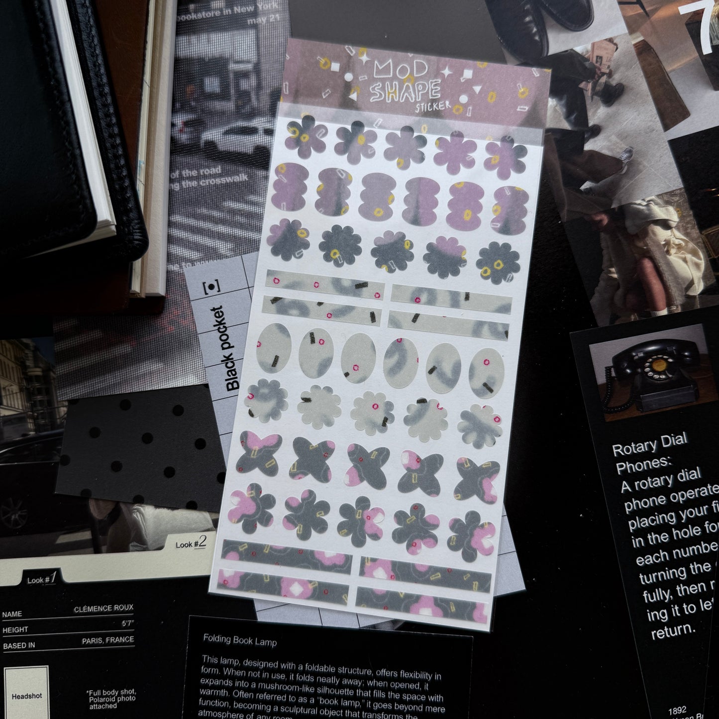 Kurukynki MOD Shape Sticker / 4 Designs