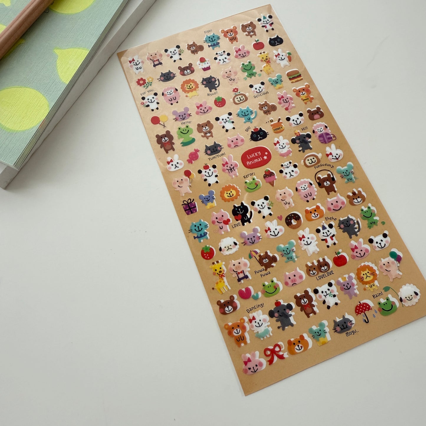 Mind Wave Mini Lucky Animals Sticker Sheet