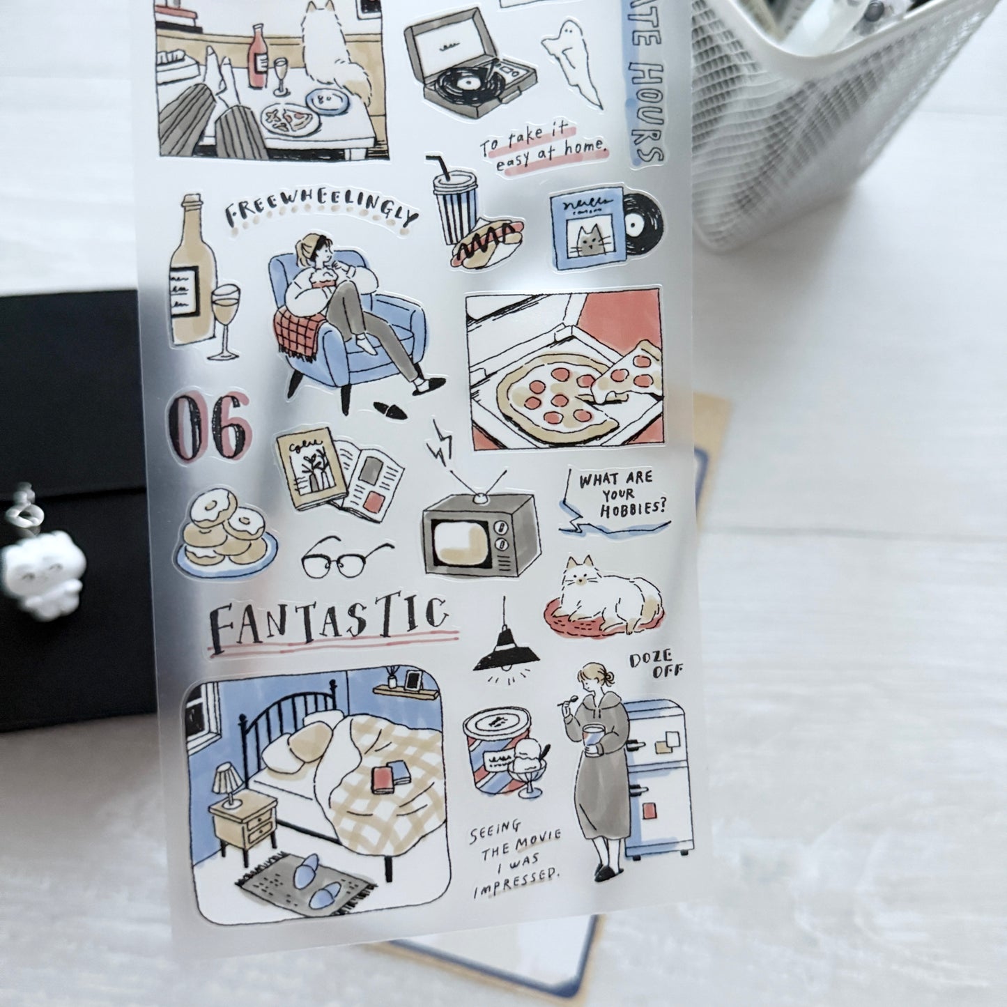 Mind Wave Snap The Day Sticker / Movie Night