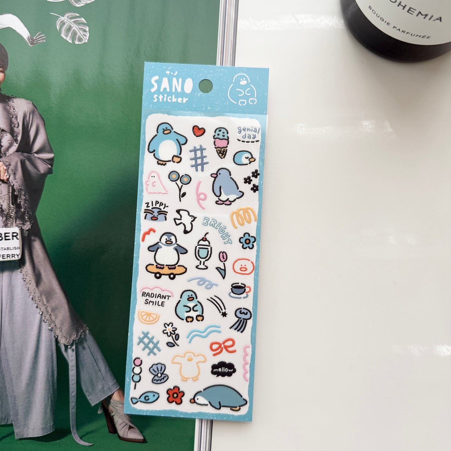 MIND WAVE SANO Waterproof Sticker / 6 Designs