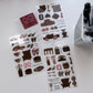A Kind of Cafe Travel Around Transfer Sticker Pack