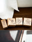 Yamadoro Among Stars 2-in-1 Rubber Stamp / 4 Designs