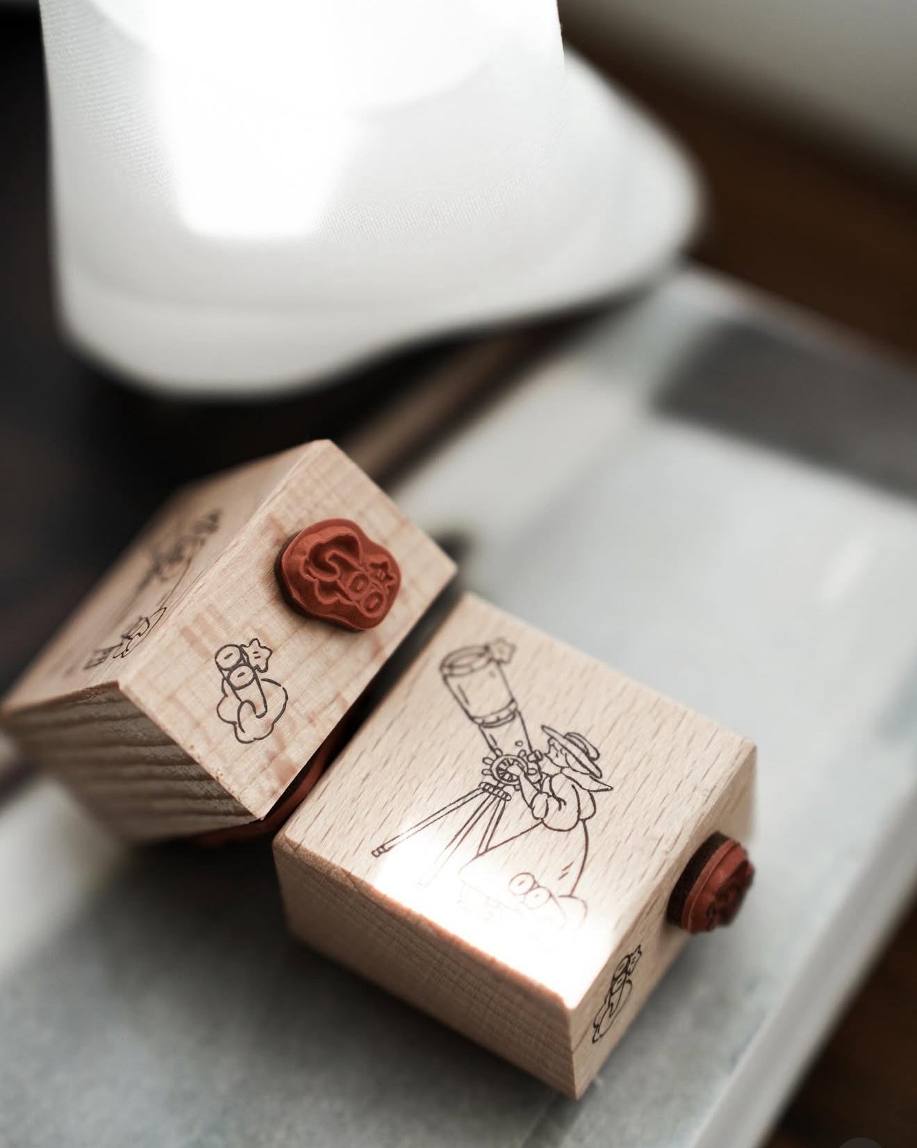 Yamadoro Among Stars 2-in-1 Rubber Stamp / 4 Designs