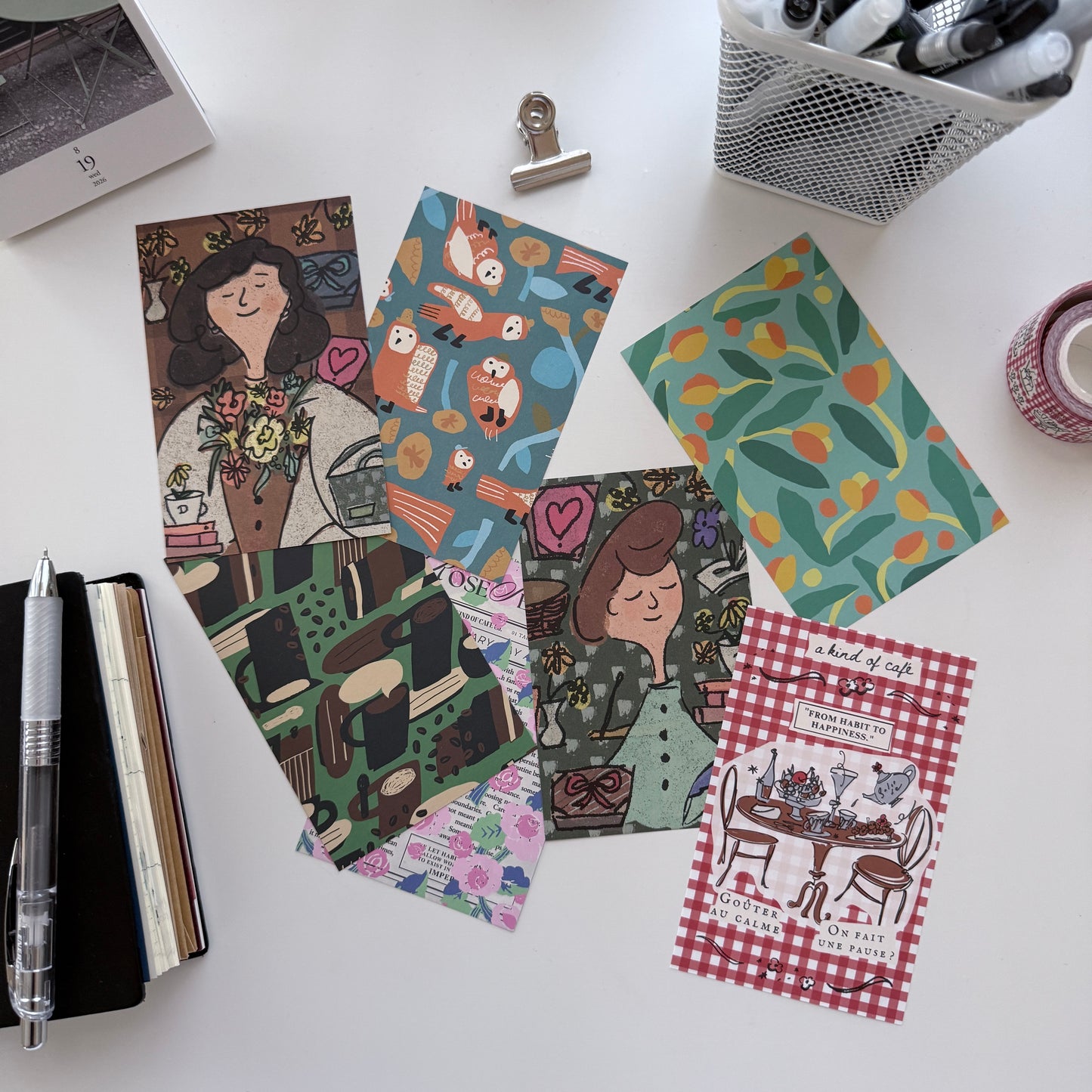 A Kind of Cafe Journaling Material Paper / 7 Designs